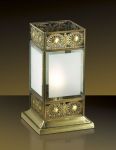 2344/1B Odeon Light Настольная лампа Valso, 1 лампа, бронза, прозрачно-матовое стекло 