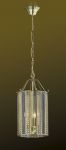 2343/3 Odeon Light Подвесной светильник Taros, 3 лампы, бронза, прозрачное стекло 