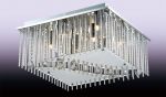 2706/8C Odeon Light Светильник потолочный Domeka, 8 ламп, хром, прозрачный, белый