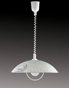 П629 Sonex Подвесной светильник Sankia, 1 лампа, белый, янтарно-коричневый