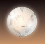 141-Sonex Потолочный светильник Geni, 1 лампа, хром, белый