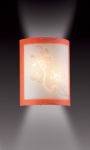 2248-Sonex Бра Sakura, 2 лампы, хром, белый, оранжевый