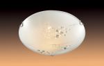 304-Sonex Потолочный светильник Traube, 3 лампы, хром, декоративные элементы из прозрачного стекла