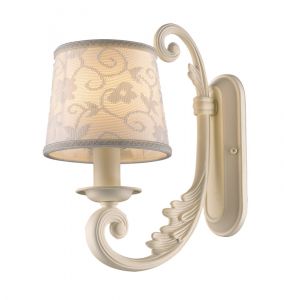 1471-1W Favourite Бра Monic, 1 лампа, белый, ткань 
