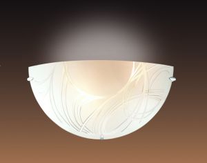 1206 Sonex Бра Trenta, 1 лампа, хром, белый  