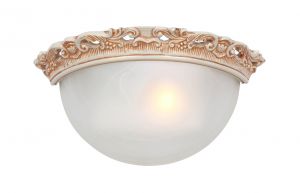 1444-1W Favourite Бра Plafond, 1 лампа, белый с золотой патиной