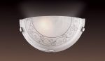 032-Sonex Бра Barocco Chromo, 1 лампа, белый, серебро