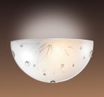 005-Sonex Бра Likia, 1 лампа, хром, декоративные элементы из прозрачного стекла