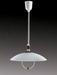 П619-Sonex Подвесной светильник Larsa, 1 лампа, белый, орех, дерево
