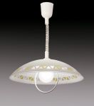 П602-Sonex Подвесной светильник Trianolo, 1 лампа, белый, янтарный