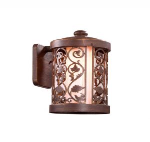 2286/1W Odeon Light Светильник уличный, бра Kordi, 1 лампа, коричневый, белый 