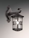 2311/1W Odeon Light Светильник уличный, бра Lartua&Bukle, 1 лампа, коричневый, белый 