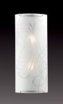 2243-Sonex Бра Molano, 2 лампы, хром, белое стекло с узором 