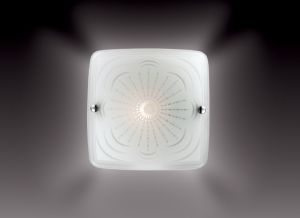 1212 Sonex Бра Borga, 1 лампа, никель, белый 
