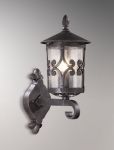 2310/1W Odeon Light Светильник уличный, бра Lartua&Bukle, 1 лампа, коричневый, белый 