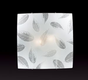 1240 Sonex Бра Aresa, 1 лампа, никель, белый 