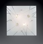 2235-Sonex Настенно-потолочный светильник Opeli, 2 лампs, хром, белый 