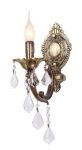 1430-1W Favourite Бра Imperium 1 лампа, бронза античная, прозрачный хрусталь Asfour