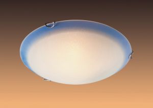 270 Sonex Потолочный светильник Tessuto, 2 лампы, белый, синяя декоративная полоса