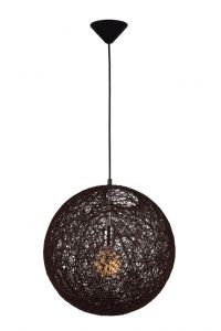 1363-1P1 Favourite Светильник подвесной Palla, 1 лампа, коричневый, ротанг