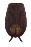 1238-1T Favourite Уличный светильник Mirage, 1 лампа, коричневый, плетеный абажур кофейного цвета