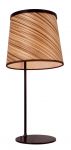 1355-1T Favourite Настольная лампа Zebrano, 1 лампа, черный, дерево 