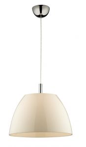 1380-1P Favourite Светильник подвесной Softball, 1 плафон, хром, белый