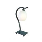 OML-26904-01 Omnilux Настольная лампа модерн, 1 плафон, хром, темное венге