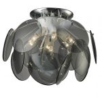 1310-7U Favourite Светильник подвесной Megapolis, 7 ламп, хром, серый прозрачный