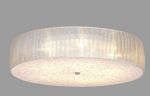 1083-8C Favourite Люстра потолочная Grace, 8 ламп, белая органза, акрил с узорами 