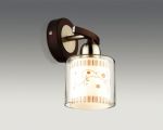 2616/1W Odeon Light Бра MARTI, 1 лампа, венге, никель, белый