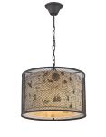1475-3P Favourite Подвесной светильник Loft, 3 лампы, черный, бежевый 