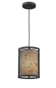 1475-1P Favourite Подвесной светильник Loft, 1 лампа, черный, бежевый  