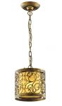 1374-1P Favourite Светильник подвесной Mataram, 1 плафон, коричневый, янтарный