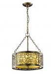 1374-3P Favourite Светильник подвесной Mataram, 3 лампы, коричневый, янтарный