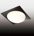 2763/2C Odeon Light Потолочный светильник влагозащищенный Brido, 2 лампы, венге, белый матовый