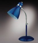 2092/1T Odeon Light Настольная лампа Zird, 1 лампа, хром, синий металлик
