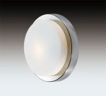 2746/1C Odeon Light Потолочный светильник влагозащищенный Holger, 1 лампа, хром, белый матовый