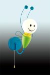 2633/1W Odeon Light Бра для детской TROLO, 1 лампа, синий, зеленый, желтый