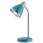 2220/1T Odeon Light Настольная лампа Hint, 1 лампа, голубой, хром