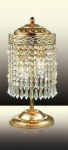 2808/2T Odeon Light Настольная лампа Sibela, 1 лампа, золото (беление), хрусталь