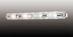 2743/4W Odeon Light Бра Lemo, 4 лампы, хром, прозрачный, матовый
