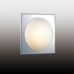 2761/1C Odeon Light Потолочный светильник влагозащищенный Brido, 1 лампа, хром, белый матовый