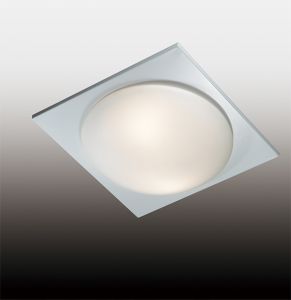 2762/2C Odeon Light Потолочный светильник влагозащищенный Brido, 2 лампы, белый матовый