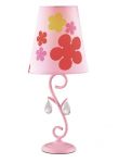 2441/1T Odeon Light Настольная лампа для детской Treli, 1 лампа, розовый с рисунком