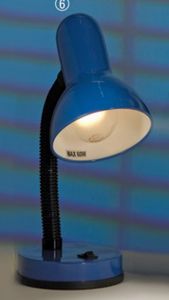 LST-4124-01 LUSSOLE Настольная лампа из серии Praha, 1 плафон, синий