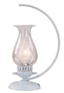 1394-1T Favourite Настольная лампа Taranto, 1 плафон, белый, золото, прозрачный